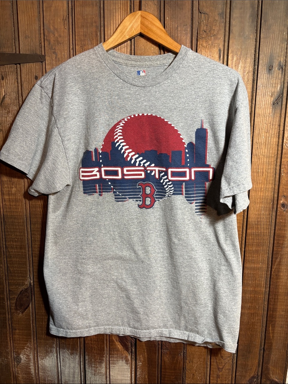 Boston Red Sox Grey Graphic Tee